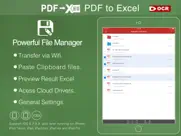 pdf to excel with ocr lite iPad Captures Décran 1