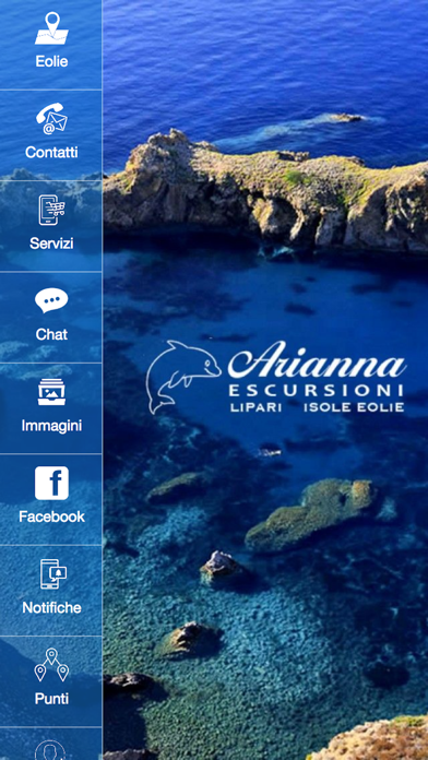 Screenshot #1 pour Arianna Escursioni Isole Eolie