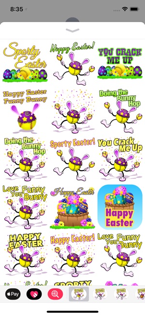 Easter Softball Stickers(圖1)-速報App