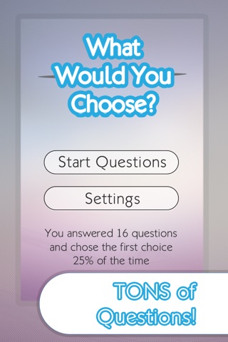 Would You Choose? - Questions screenshot 3