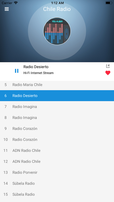 Chile Radio Station:Chilean FM screenshot 4