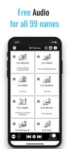 99 Names of Allah + Audio screenshot #1 for iPhone