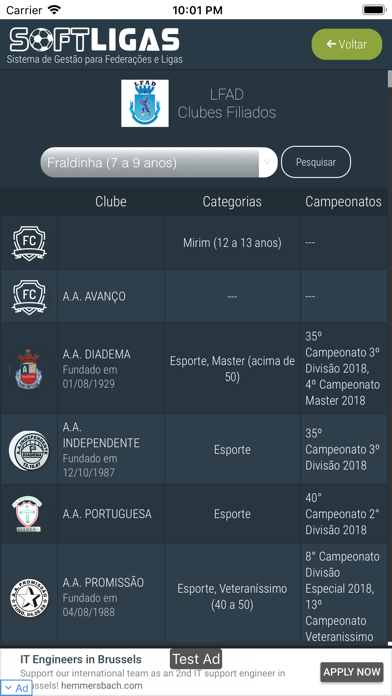 Liga de Futebol de Diadema screenshot 3