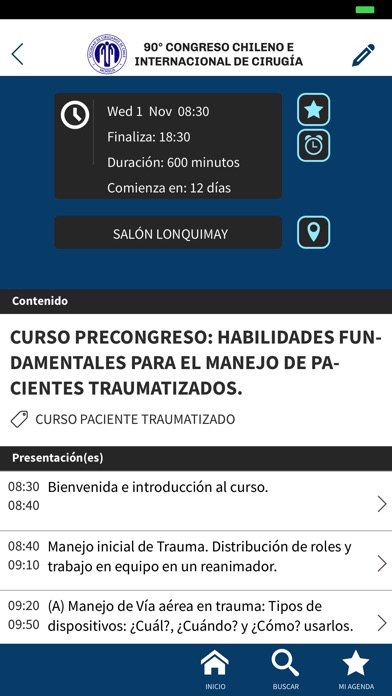 90 Congreso Chileno de Cirugía screenshot 3
