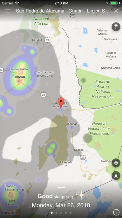 lustar iPhone screenshot 2 - Weather app