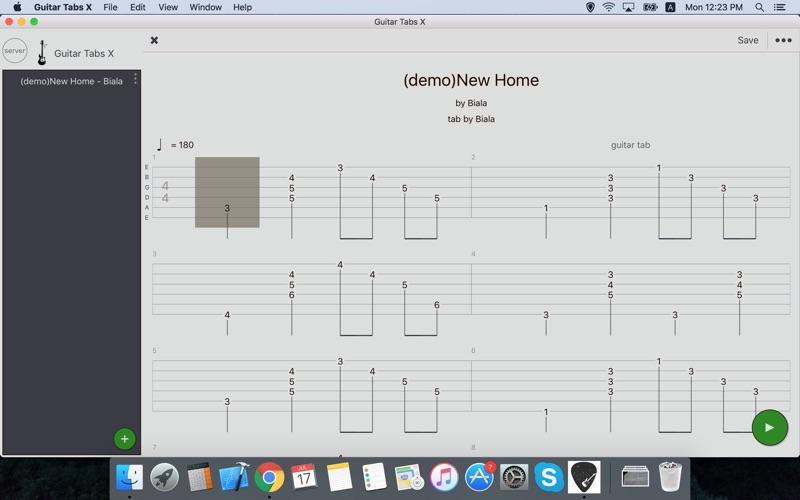 How to cancel & delete guitar tabs x 4