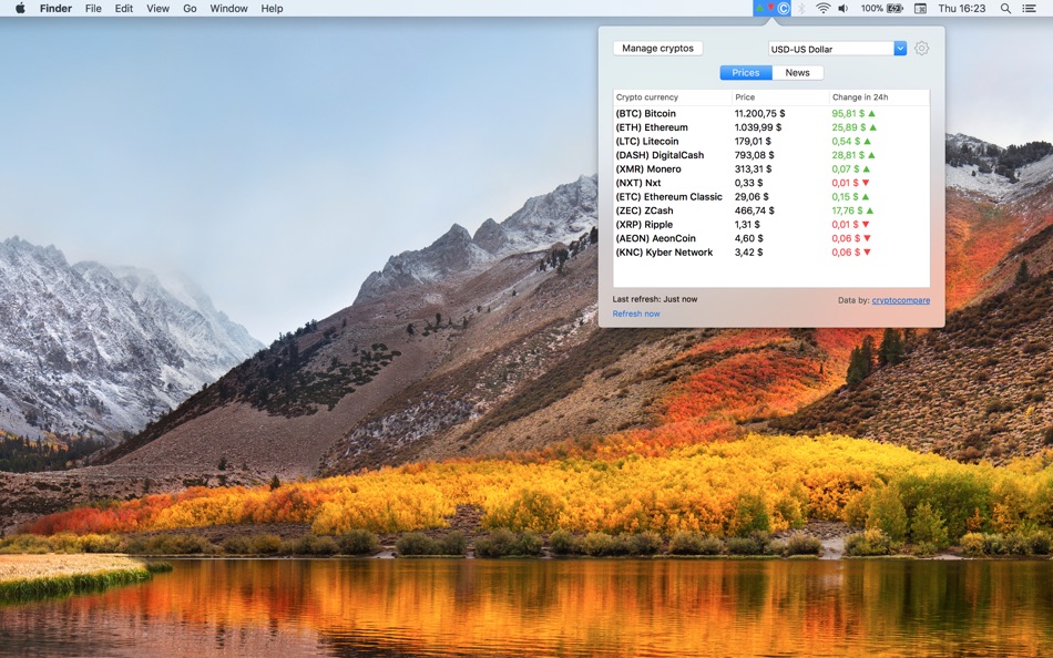Crypto Price - 2.0 - (macOS)