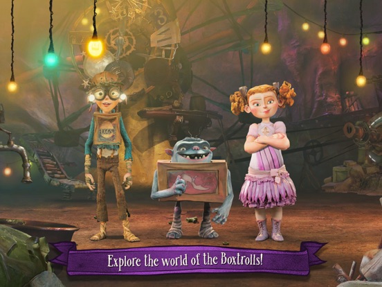 The Boxtrolls: Slide 'N' Sneak iPad app afbeelding 2