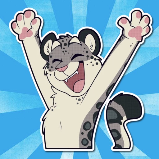 Snow Leopard Stickers