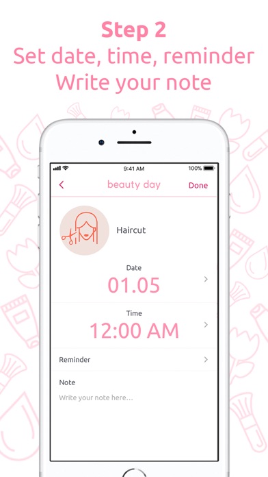 Beauty day planner screenshot 4