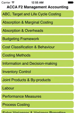 Game screenshot ACCA F2 Management Accounting apk