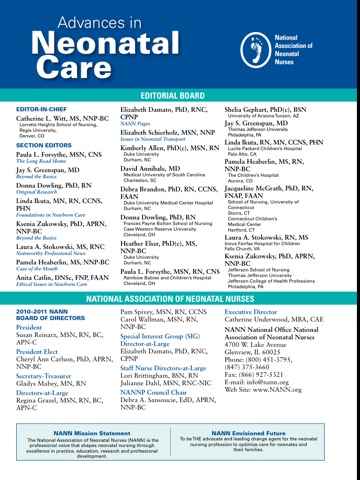 Advances in Neonatal Care (ANC) Journal screenshot 2