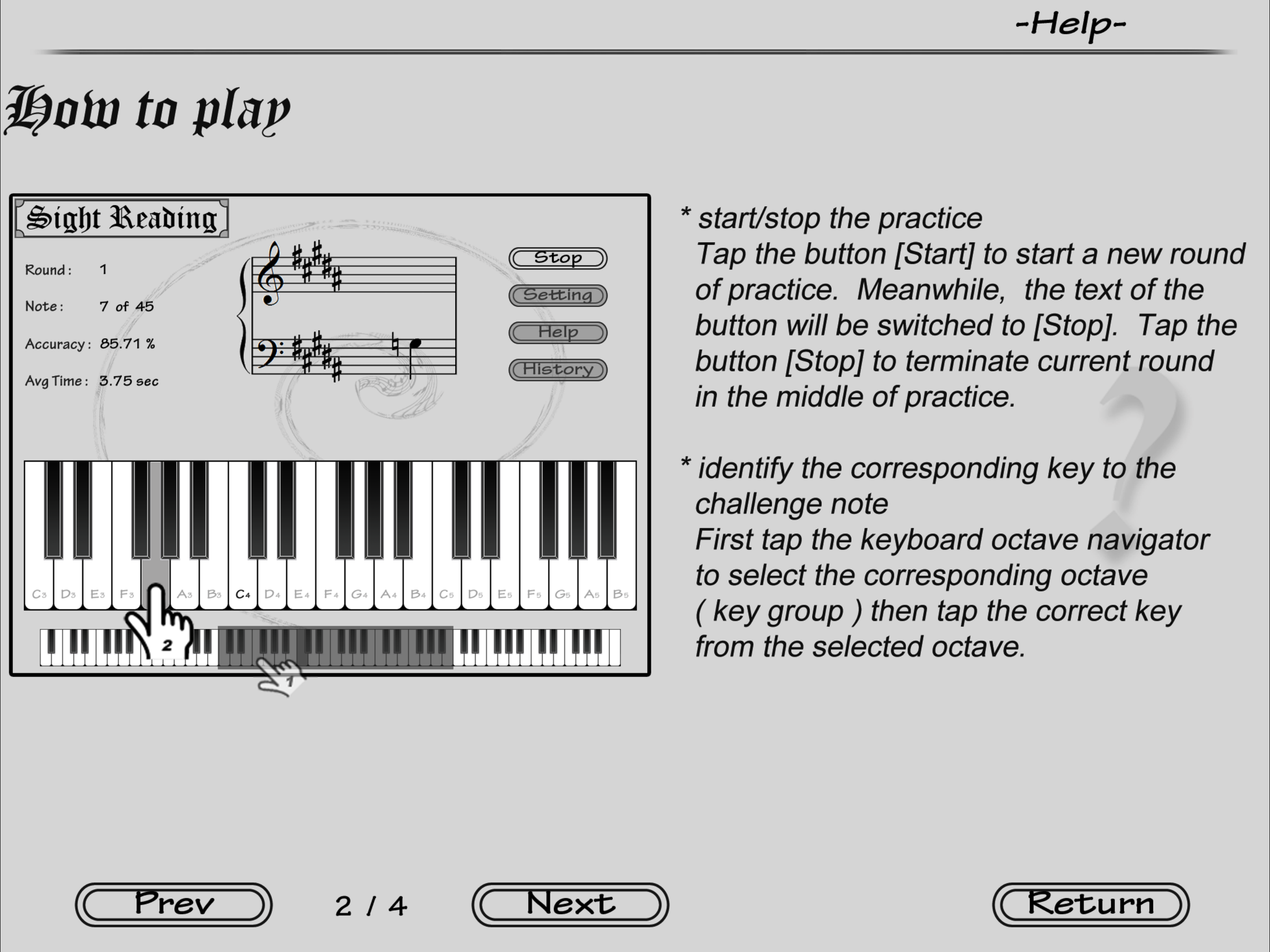 Sight Reading HD Lite screenshot 4