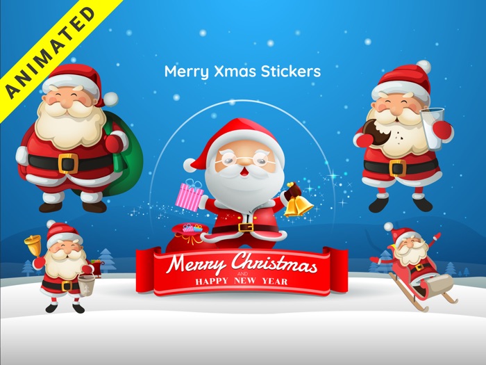 100 ANIMATED Xmas GIF Pack