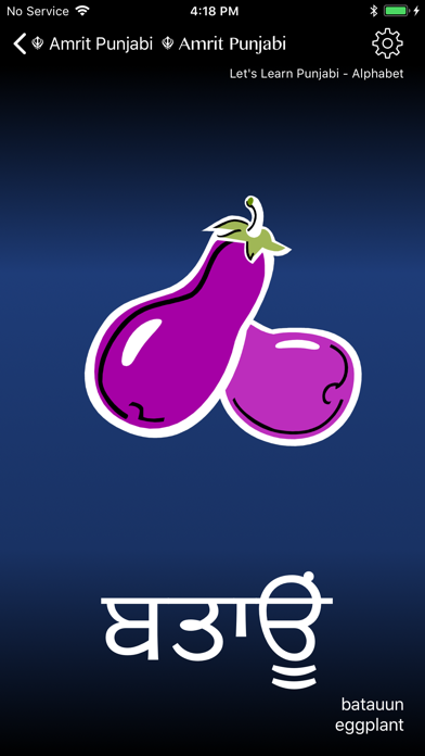 Screenshot 4 of Punjabi Alphabet Amrit Punjabi App