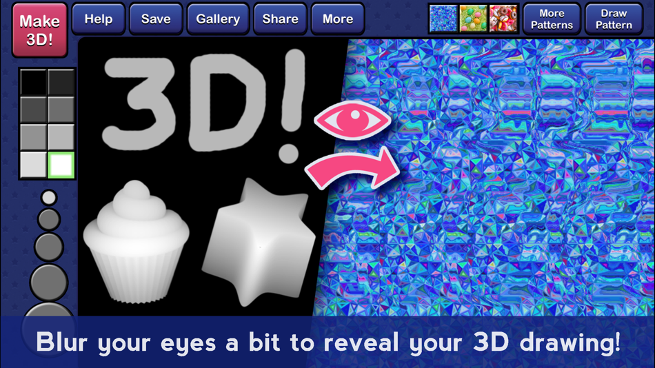 #2. Draw 3D: a magical sketch tool (iOS) Podle: Sarah Pierce