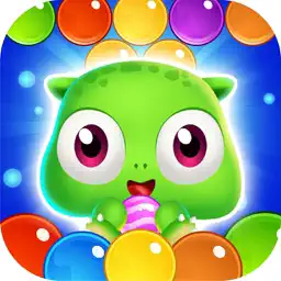 Puppy bubble pop puzzle app icon