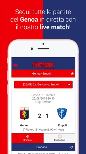 Genoa App Ufficiale on the App Store