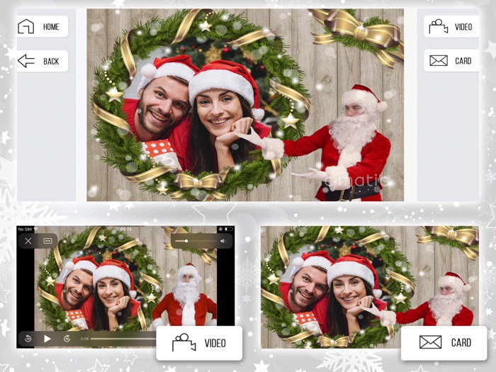 Cmaticアニメーションクリスマスフレーム
