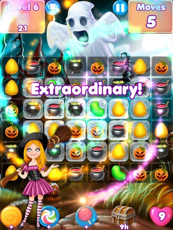 Screenshot #4 pour Halloween Treats & Candy Moves