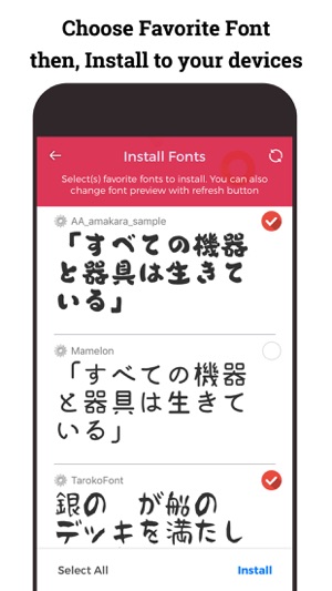 日本語フォント Japan Fonts For Iphone Dans L App Store
