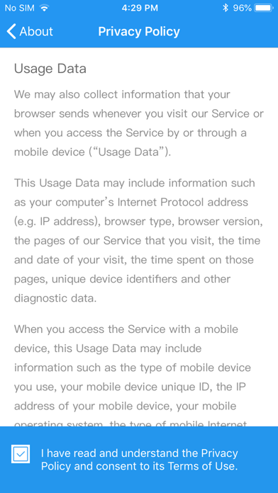 App screenshot