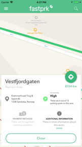 Fastprk, Find a Parking Space! screenshot