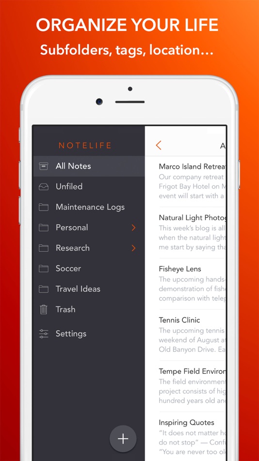 Notelife - note manager - 1.0.5 - (iOS)