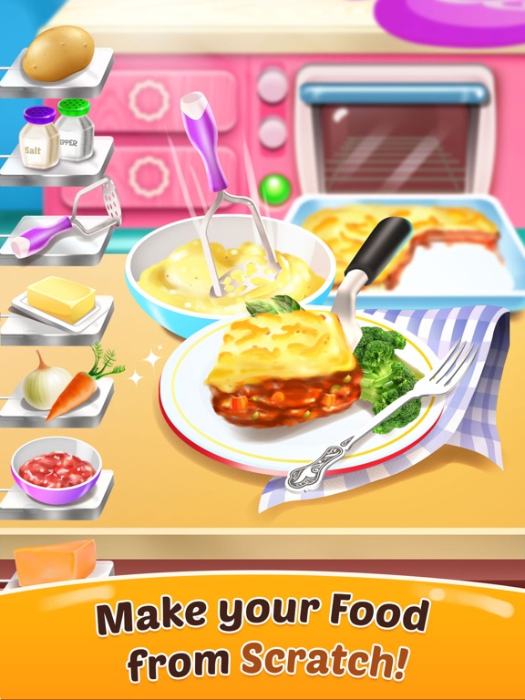 Summer Food Cooking Maker Game iPad screenshot 4 - Games app
