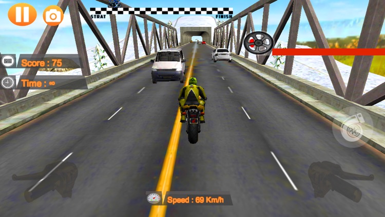 Traffic Bike Endless Racer 2 screenshot-3