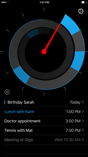 ‎Future - Calendar in a Clock Screenshot