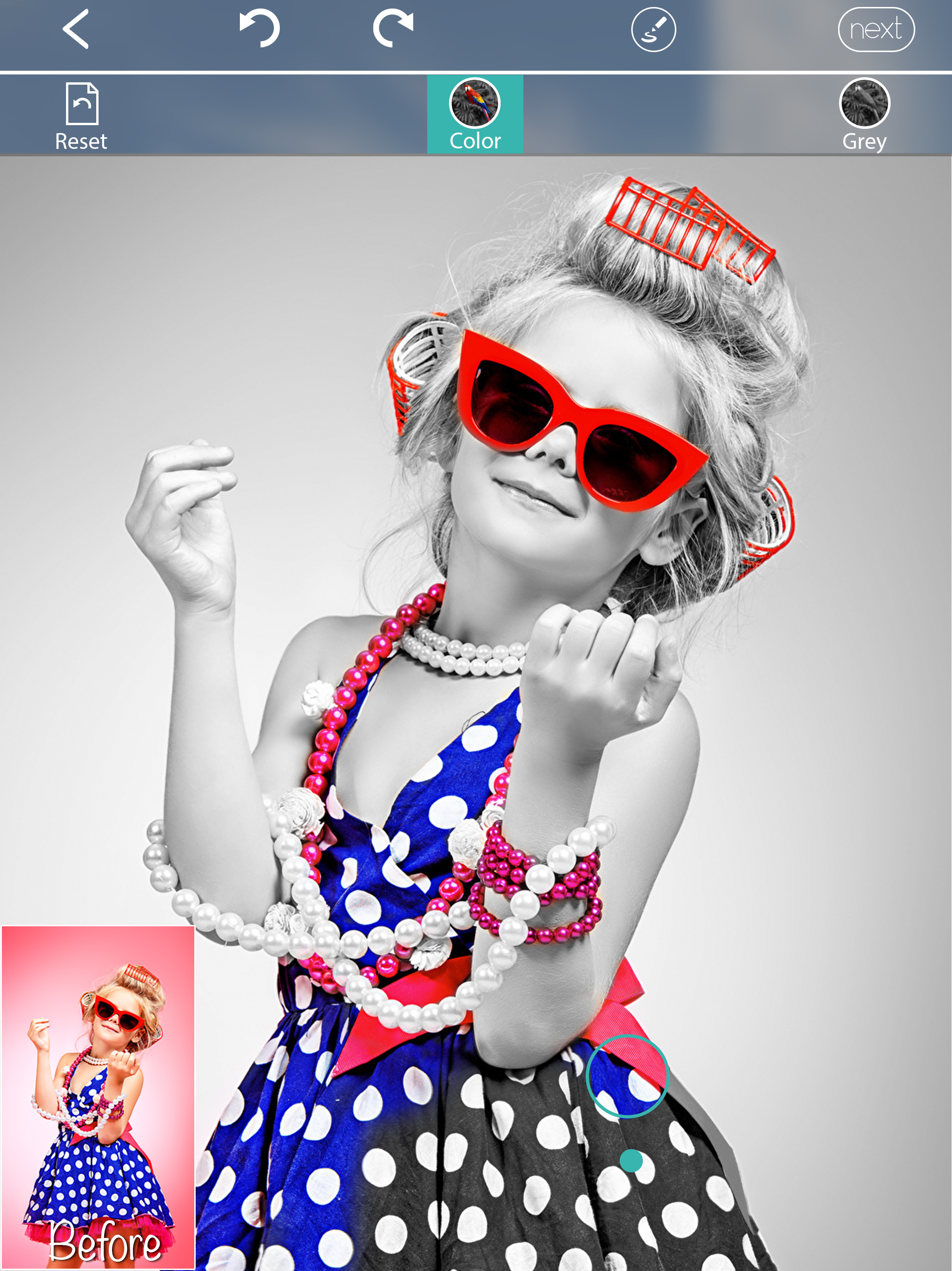 Blur Background & Color Splash Pic Filter Editor