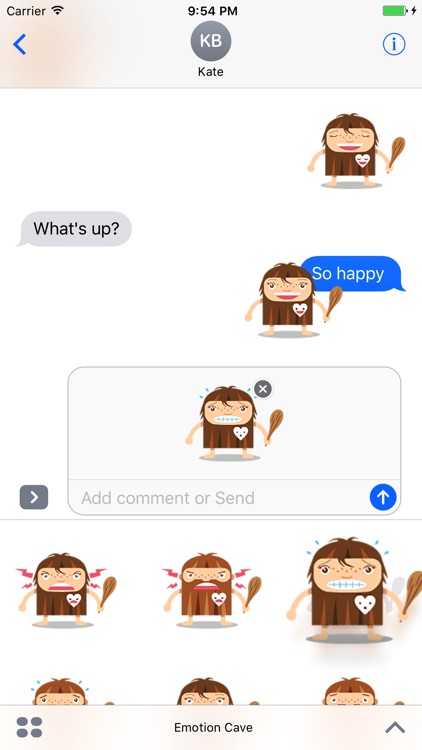 Emoticon Cave - Stickers