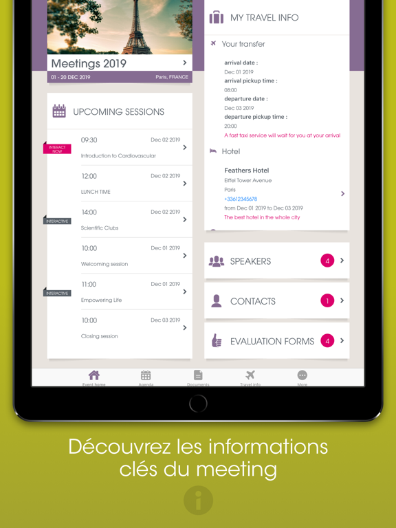 Screenshot #5 pour Interactive Meetings - Sanofi