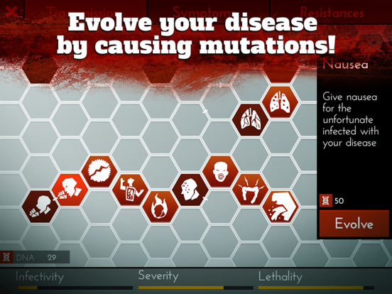 Infection Bio War iPad app afbeelding 5