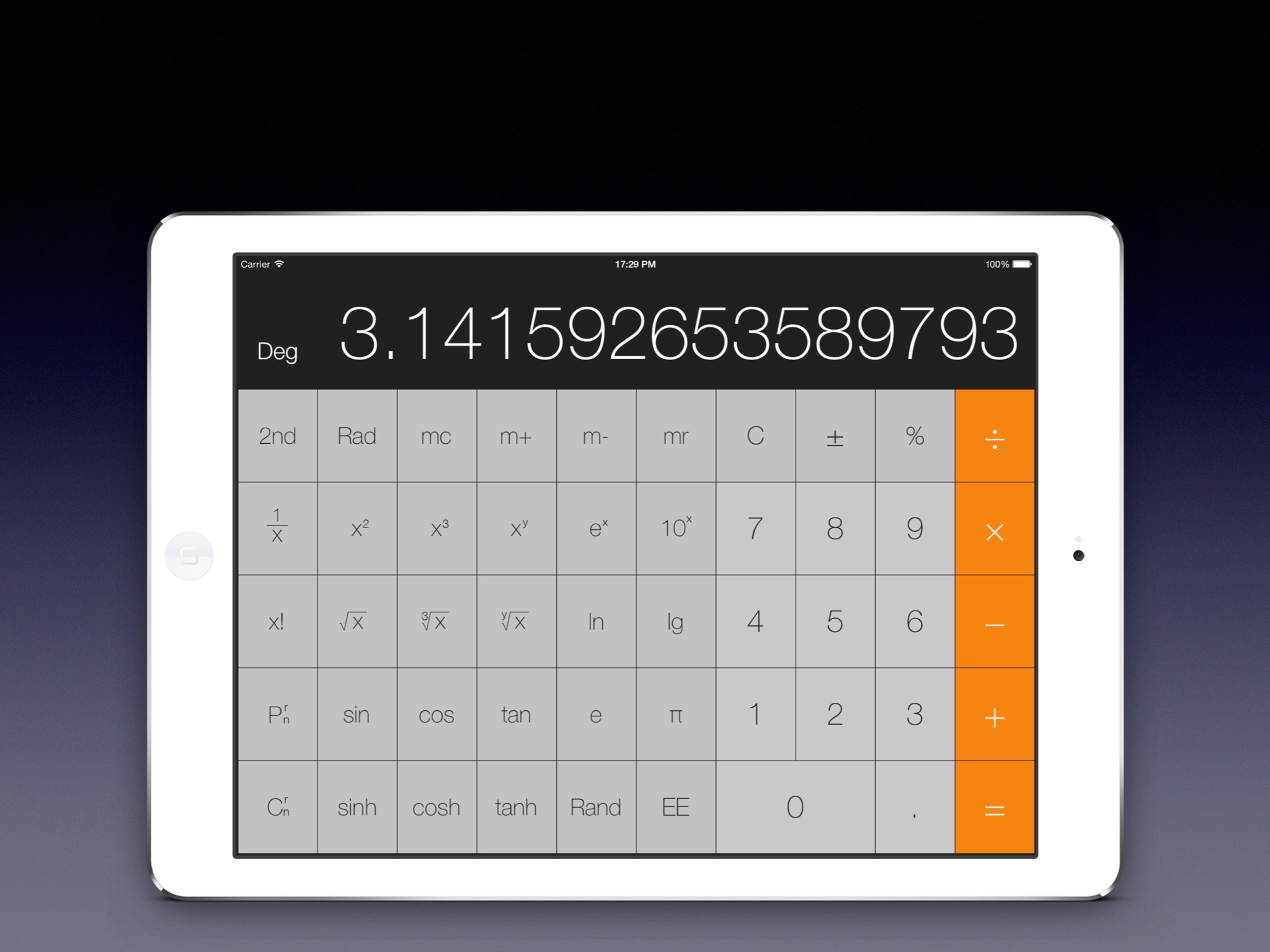 Calculator HD (for iPad) screenshot 2