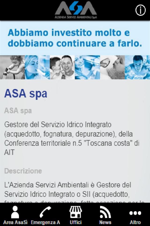 ASA spa Servizi e Bollette screenshot 2