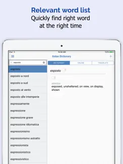 Italian Dictionary + iPad image 2