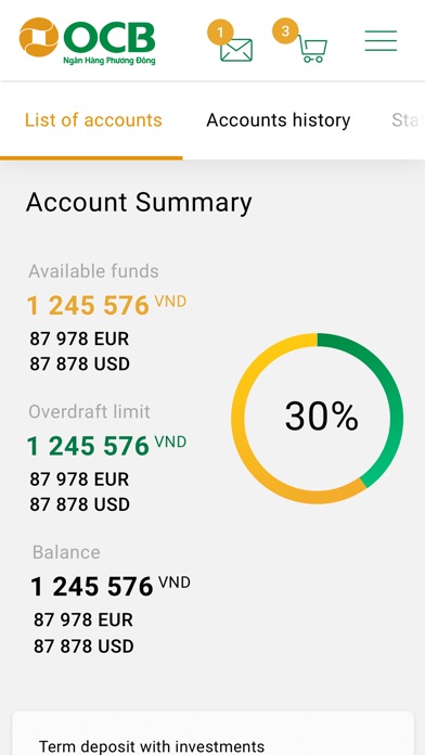 Ngân hàng số OCB OMNI screenshot 2