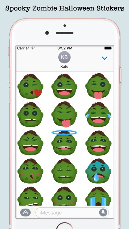 Zombies Halloween Emojis