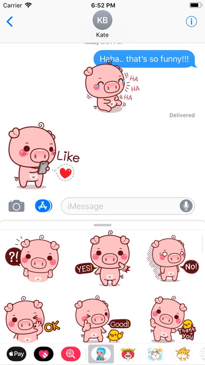 Pinky Pig Sticker