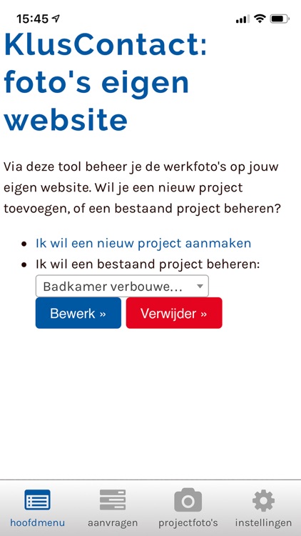 De  Klussenier KlusApp