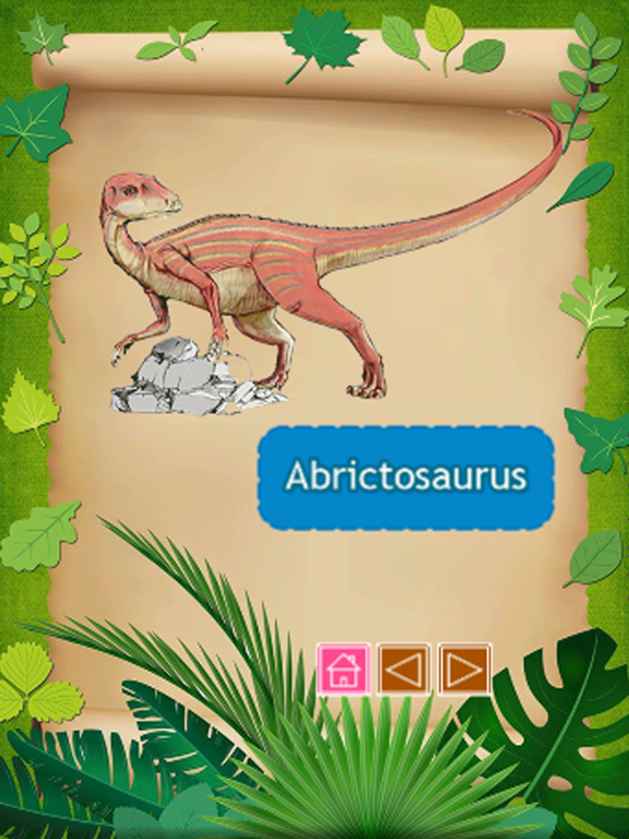 Dinosaur Learning Games Online iPad screenshot