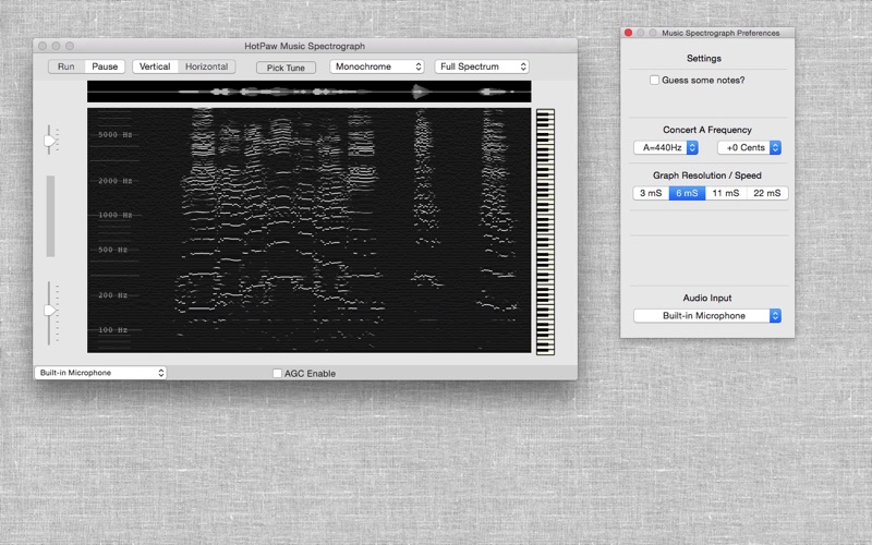 Screenshot #2 pour Music Spectrograph