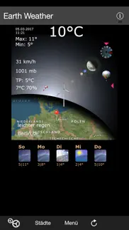 earth weather lite iphone bildschirmfoto 1