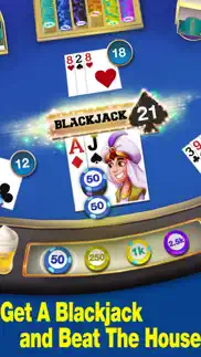 blackjack 21 - best vegas casino card game iphone screenshot 2