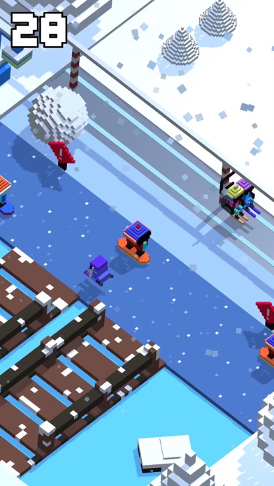 Blocky Ski screenshot 3