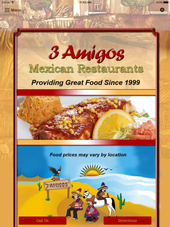 Screenshot #4 pour 3 Amigos Mexican Restaurants