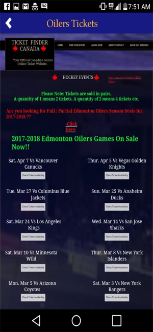 Ticket Finder Canada(圖2)-速報App
