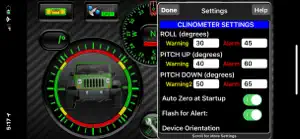 Vehicle Clinometer screenshot #4 for iPhone